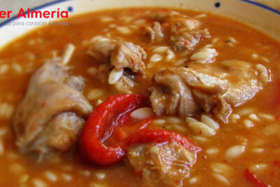 Platos típicos de Almería: Gurullos con conejo