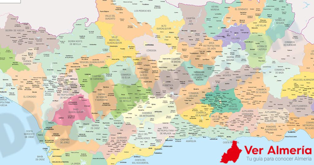 Dónde se pueden descargar mapas editables de Almería