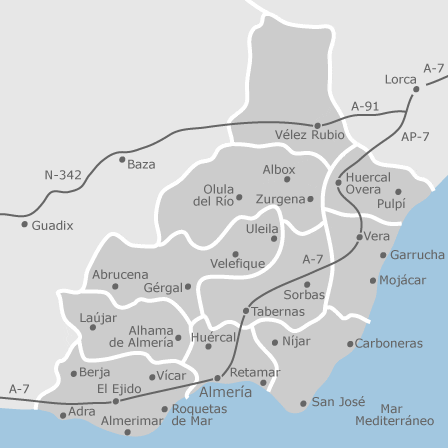 Municipios Almeria